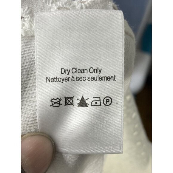 VERONICA BEARD JEANS Womens Mauna Short-Sleeve Eyelet Cotton Tee Size XS‎ - Picture 7 of 8